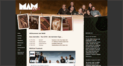 Desktop Screenshot of mam-live.de