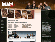 Tablet Screenshot of mam-live.de